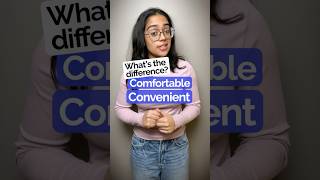 Comfortable VS Convenient ~ Commonly Confused English Words #speakenglish #learnenglish #letstalk