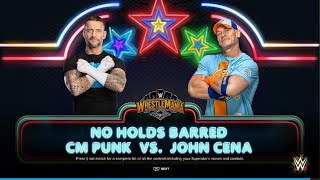 WWE 2K24 - CM Punk vs. John Cena - Wrestlemania 41 Main Event Match|PS5 [4K60]