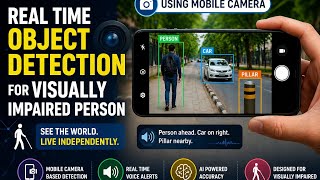 Real time object detection for visually impaired person