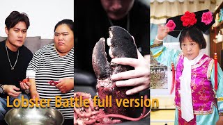 Lobster Battle: Genius fat girl secretly eats devil mother's big lobster!