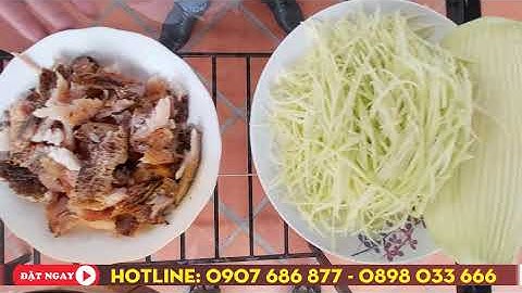 Khô Gia Nguyễn - Hướng Dẫn Cách Làm Gỏi Xoài Khô Cá Lóc, Đặc Sản Tri Tôn An Giang