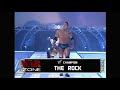 Wwf champion the rock  entrance  wwf raw after summerslam 28082000