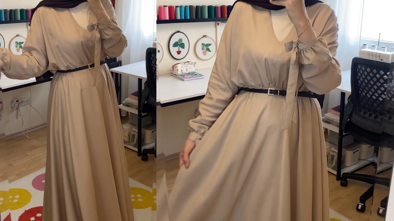 ✂️ Kalıpsız Elbise Dikimi | Pratik ve Kolay Dikiş Yöntemi