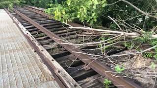 A walk along the abandoned railroad tracks in Doraville Georgia at the old GM plant location.