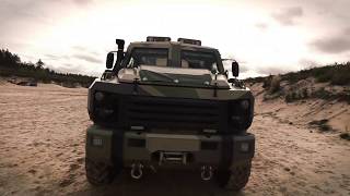 Бронеавтомобиль Буран на турнире по тактической стрельбе среди спецподразделений РФ