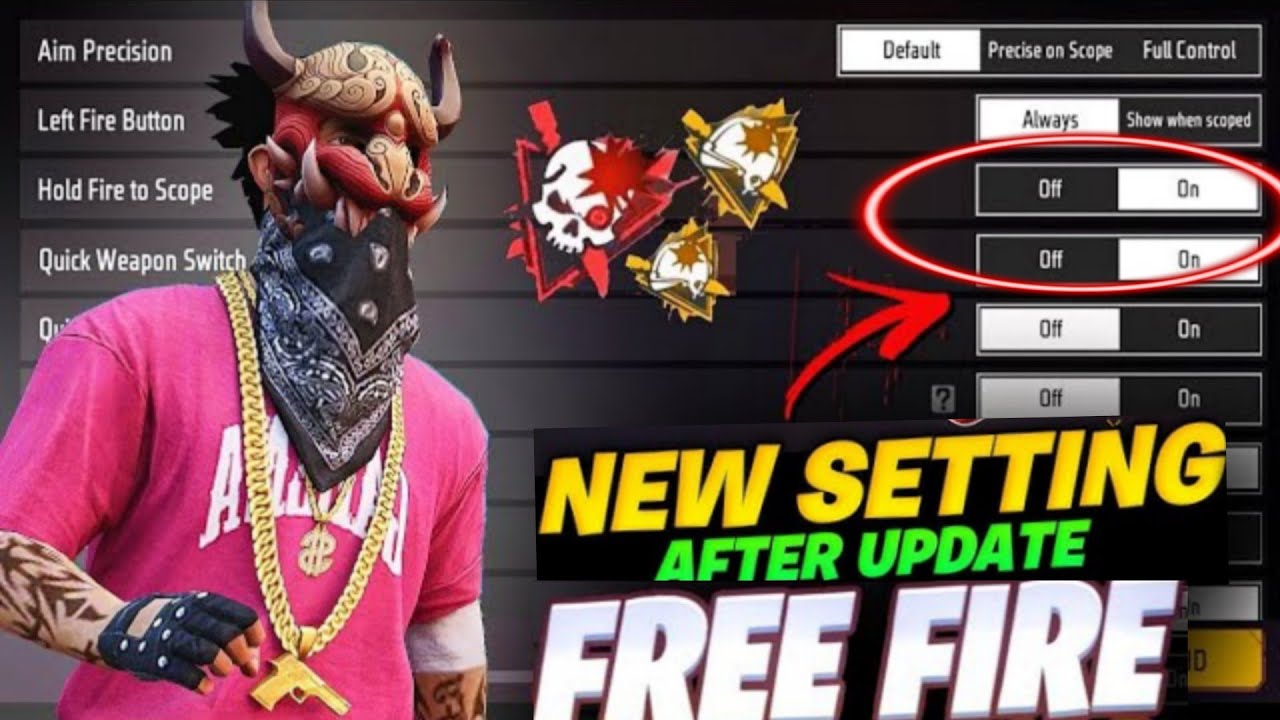 Free Fire New Control Setting After Update | Free Fire Pro Setting 2025 ...