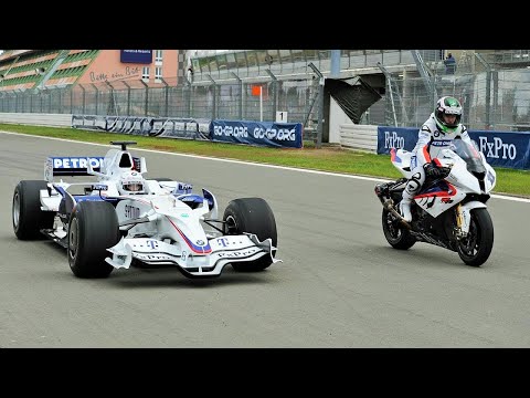 F1 Car vs Bike: BMW Sauber F1 vs BMW S 1000 RR