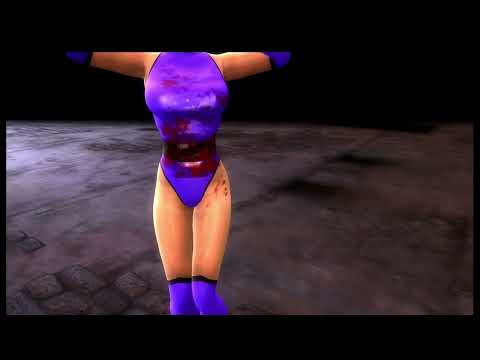 MK9 - Mileena doing Mileena's Second Fatality (Pose Only)
