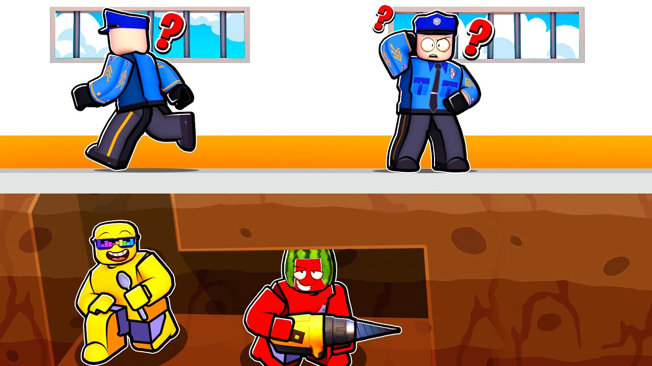 Dig to Escape Prison in Roblox