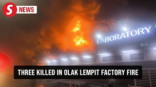 Blaze kills three, destroys two factories in Banting industrial area