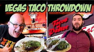 BEST Tacos on the Vegas Strip? - Tacos El Gordo Vs. Tacos El Pastor - Las Vegas Taco Throwdown!