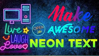Make Awesome Neon Lighting Photos By Neon Bresh App_|_Akhilcreationsae screenshot 1