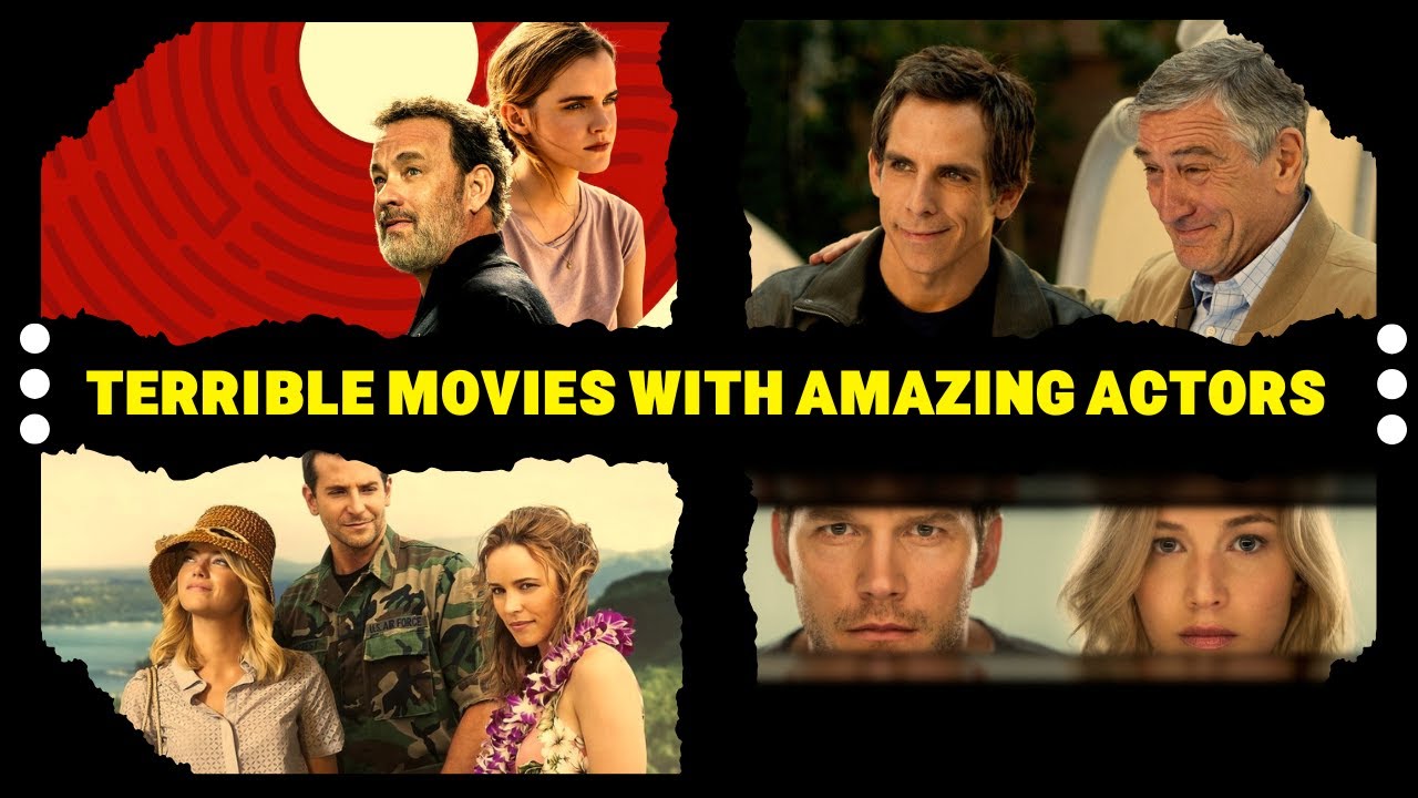 🔥 20 Terrible Movies with AMAZING Actors | Cinetherapy 🔥