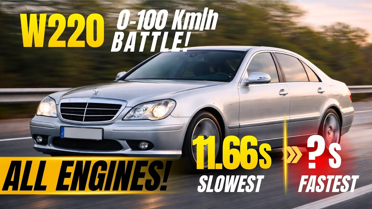 Mercedes-Benz W220 0–100 km/h Acceleration Battle. Which Engine Is The ...
