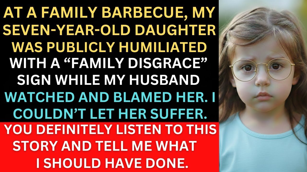 My Mother Made My Child Wear A Sign Saying 