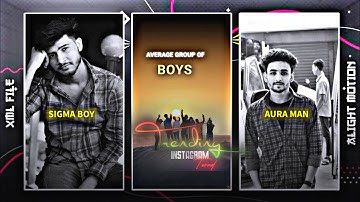 Attitude Instagram...💖😘 New Trending Xml..!🌈💫Xml File📁||  Xml File Alight Motion || Xml File