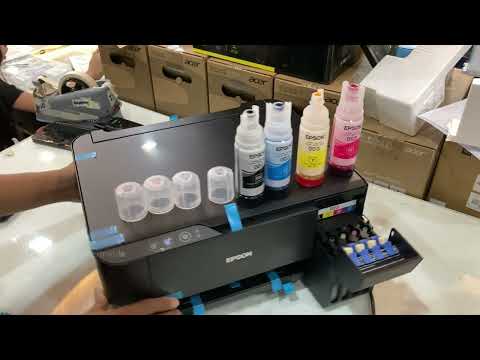 Epson L3210 EcoTank Printer - unboxing and setup | Printerinside