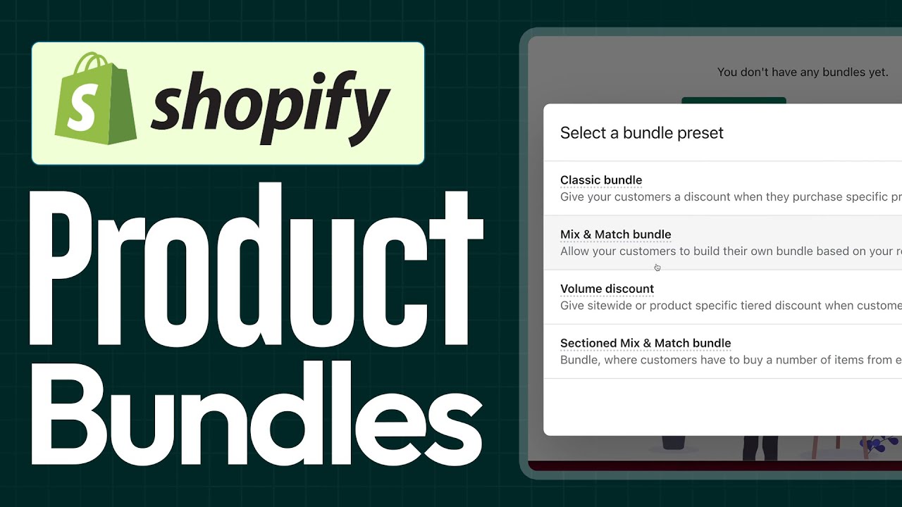 How To Create Product Bundles In Shopify (2025) - YouTube