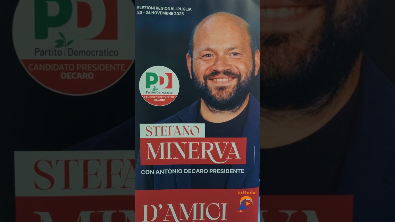 Stefano Minerva: "La politica si fa tra la gente". La candidatura alle Regionali Puglia 2025