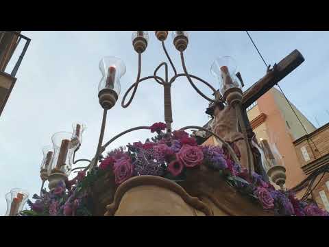 El Cristo de la Misericordia por la Calle Real y revirando a San Luis este Viernes de Dolores.