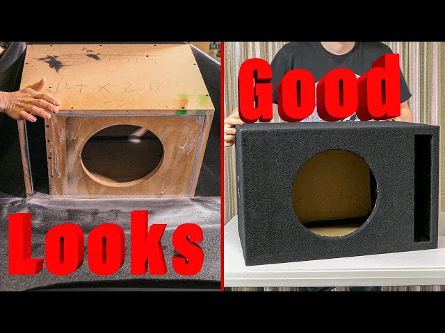 How To Carpet a Custom SubWoofer Box for Beginners