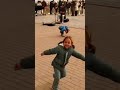 Little girl inspires entire park full of strangers to dance exactly like her ❤️❤️