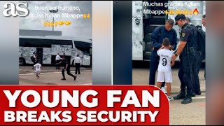 YOUNG FAN breaks security to MEET MBAPPÉ in MALLORCA; TOUCHING RESPONSE from the French star
