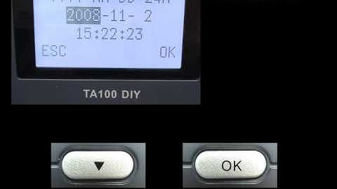 TA100 DIY_13-To Change Date & Time.wmv