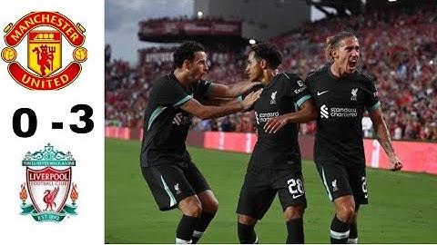 Manchester United vs Liverpool 0-3 club Friendlies extended Highlights 2024HD