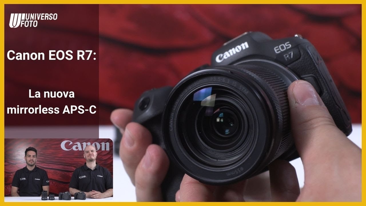 Canon EOS R7, la nuova Mirrorless APS-C: Due chiacchiere con gli  specialisti Canon! - YouTube