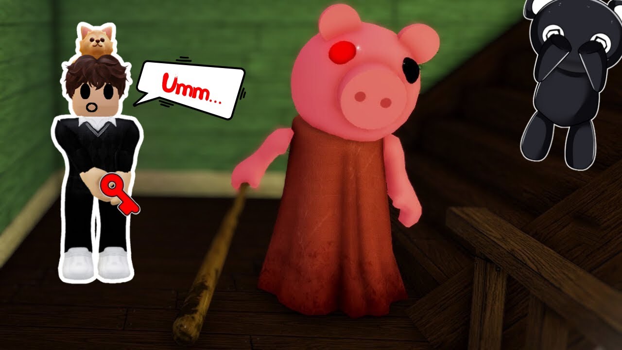 TRYING TO ESCAPE FROM PIGGY IN ROBLOX… WILL WE SURVIVE?!