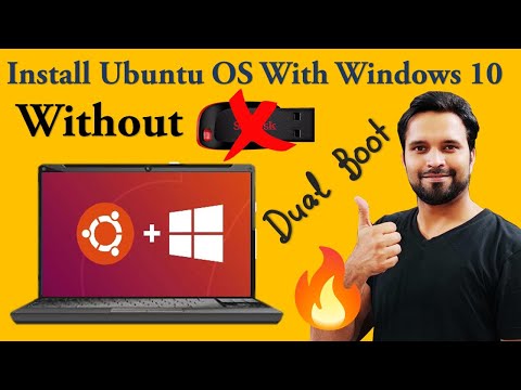 Install Ubuntu OS with Windows 10 Without Pen Drive | Dual Boot Ubuntu and Windows 10