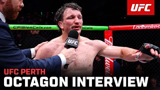 Jack Jenkins Octagon Interview | UFC Perth