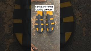 sandals for men footwear making process.