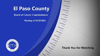 Board of County Commissioners Meeting 4/28/2026