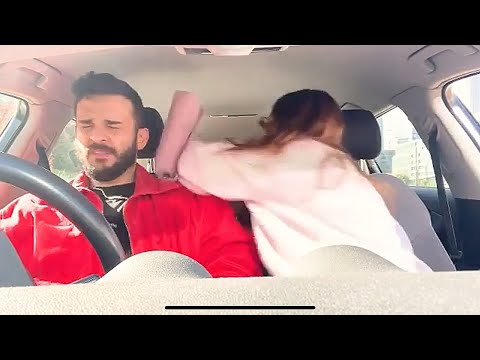 Merve Özkaynak & Ogün Alibaş | Komik araba video | Canıım Dışk