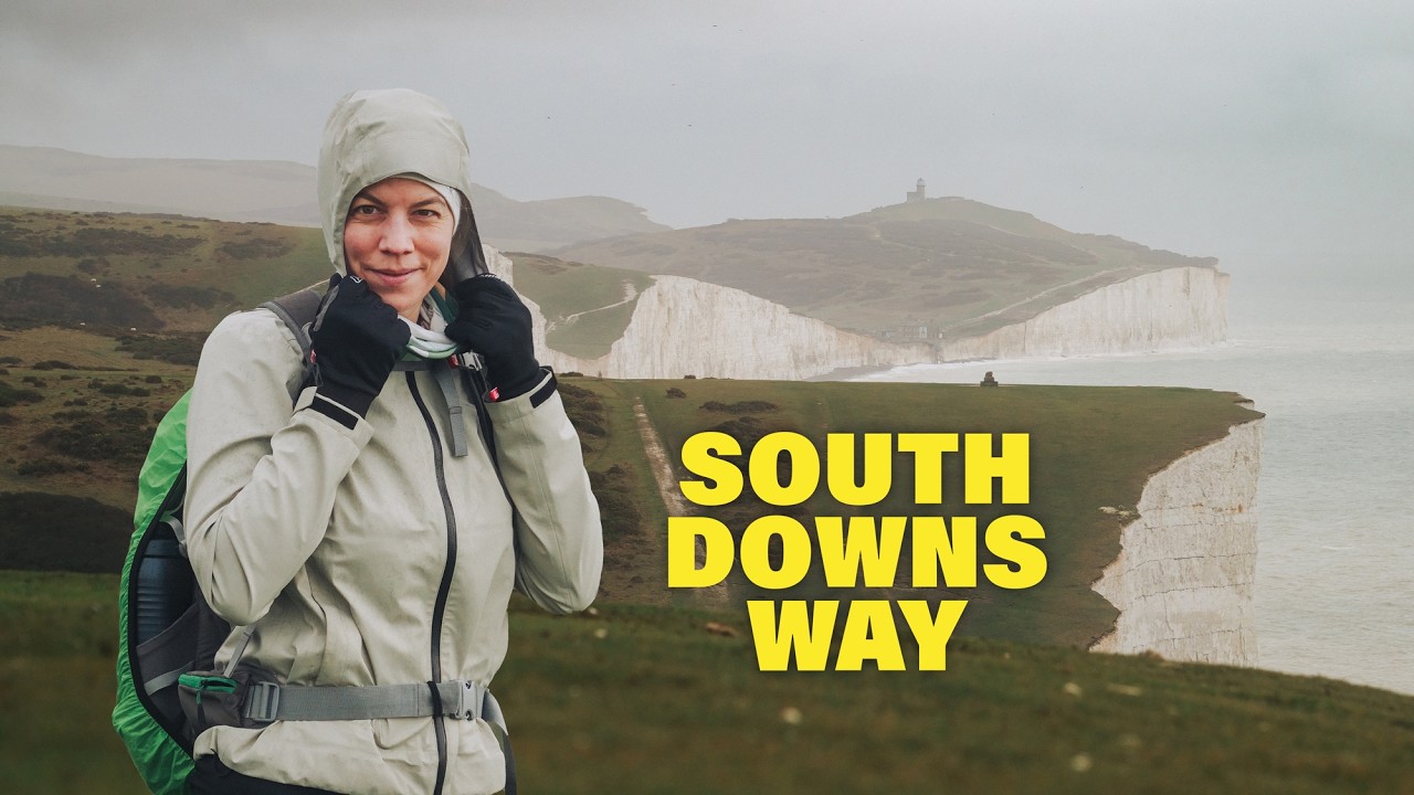 Zu Fuß zu den weißen Kreidefelsen Südenglands - Der South Downs Way (im Winter)