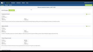 ThinkWave School Admin Software, Final Grades Tab