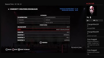WWE2K18 Title creation