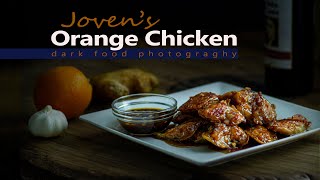 DARK FOOD PHOTOGRAPHY + Joven's ORANGE CHICKEN RECIPE