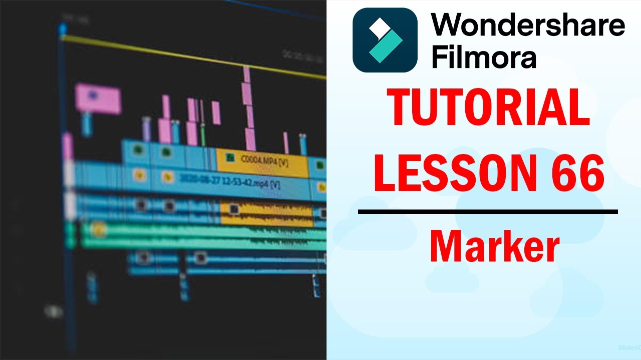 Filmora 13 | Tutorial - Lesson 66 - Add a Marker - YouTube