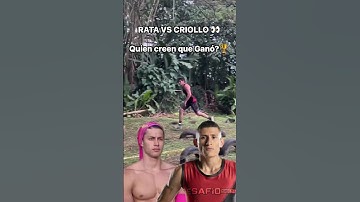 RATA VS CRIOLLO competencia #colombia #caracoltv #desafiodelsigloxxi #desafio2025 #viral #shorts #fy