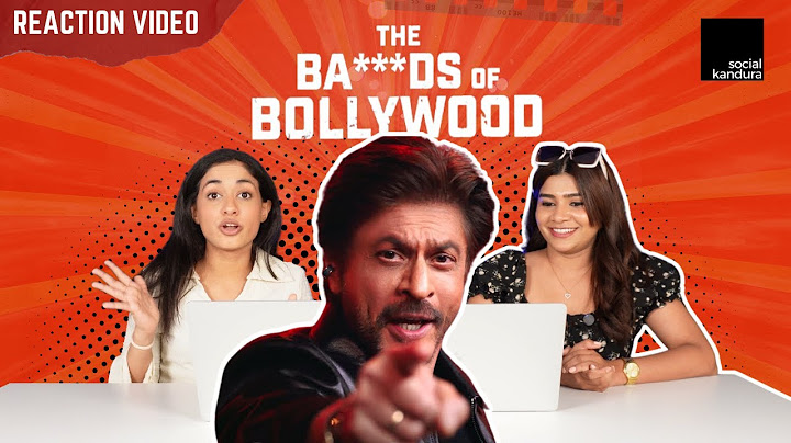 Ba***ds Of Bollywood| Title Reveal Reaction Video |Shah Rukh Khan