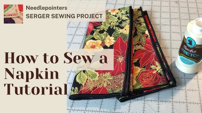 Sew Holiday Or Everyday Napkins With A 2024