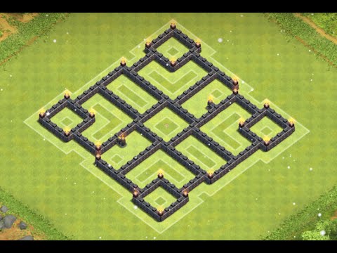Clash Of Clans: Th7 Best Hybrid Defence Base - YouTube