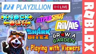 🔴 REALly LIVE PM PZ GameShow - KNOCKOUT, MM2, Sharkbite 2 #Roblox - 20260518PM