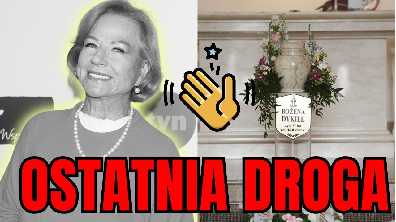 Tłum gwiazd i łzy na Powązkach. Tak Polska pożegnała Bożenę Dykiel.