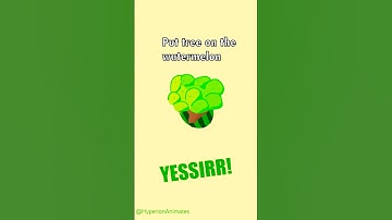 put tree on watermelon