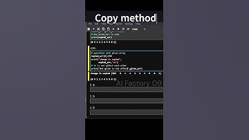 copy and view array method in numpy with python #shorts #coding #python #datascience #numpy #ai