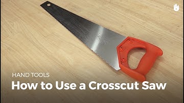 How to Use a Crosscut Saw | Woodworking